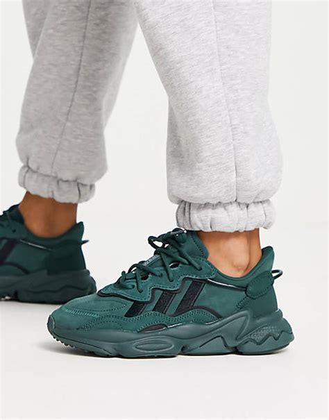 adidas ozweego dames groen|Adidas Ozweego low top sneakers.